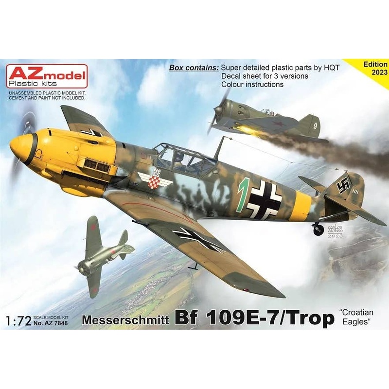 1/72 Bf 109E-7/Trop Croatian Eagles