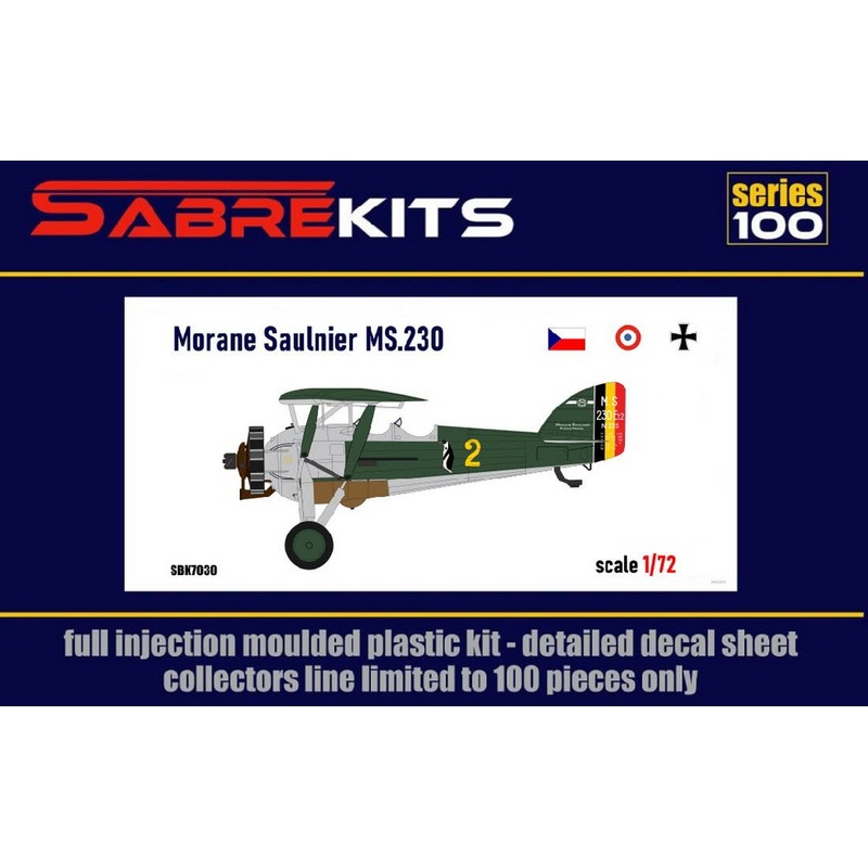 1/72 Morane-Saulnier MS.230 (Belgium, Czechoslovakia, France, Blue Max movie)