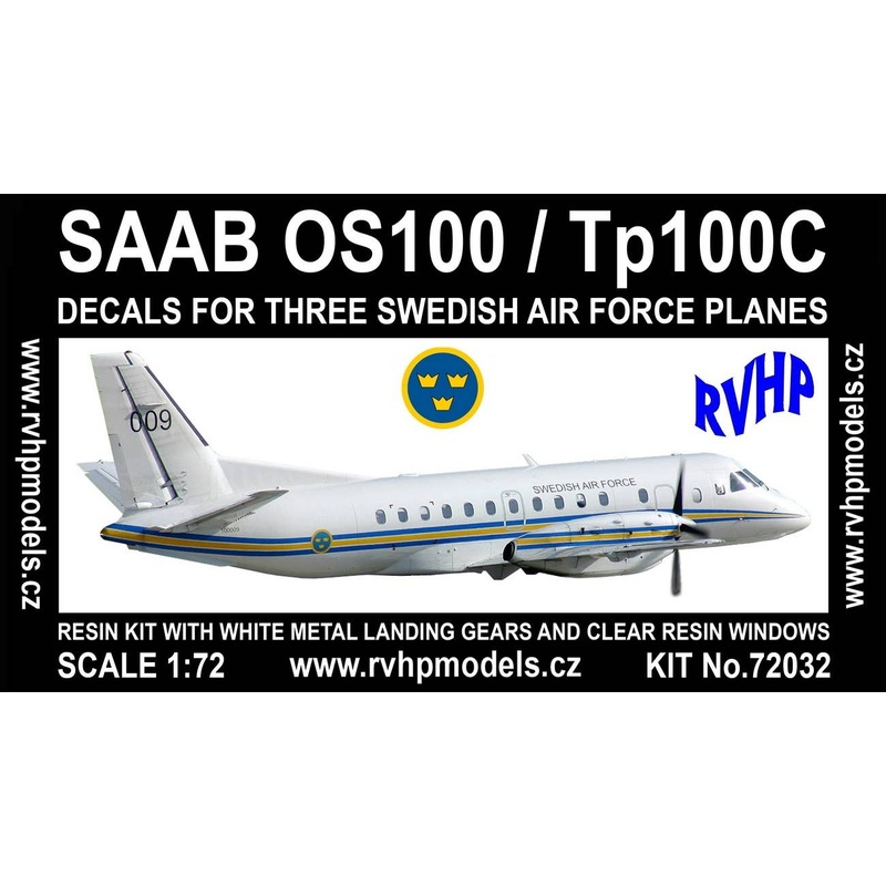 1/72 Saab OS100/Tp100C (Swedish AF)