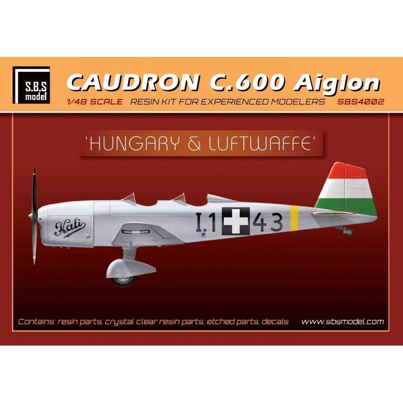 1/48 Caudron C.600 Aiglon "Hungary & Luftwaffe" Full Kit