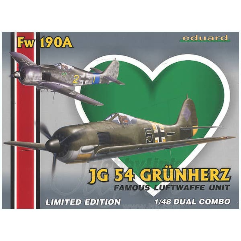 1/48 Focke-Wulf Fw190A Jg 54 Grunherz (2 Kit Set)