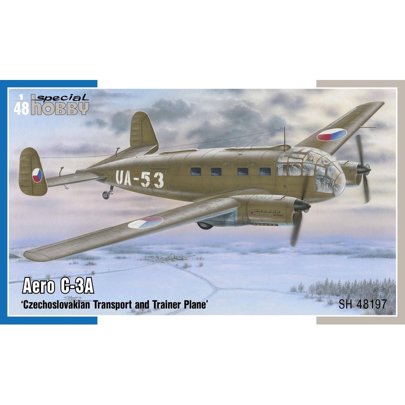 1/48 Aero C-3A Czechoslovakian Transport and Trainer Plane