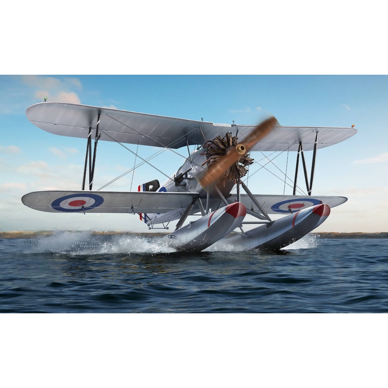 1/48 Fairey Flycatcher British Interwar FAA Floatplane Fighter, Late (Metal)
