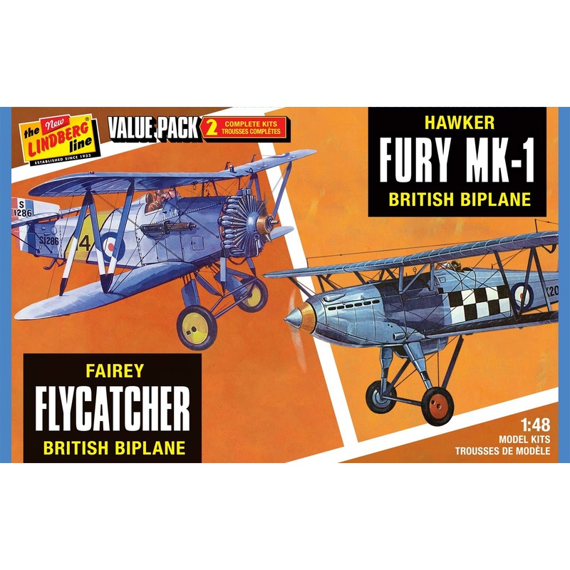 1/48 Fairey Flycatcher & Hawker Fury Mk.1 - 2pack