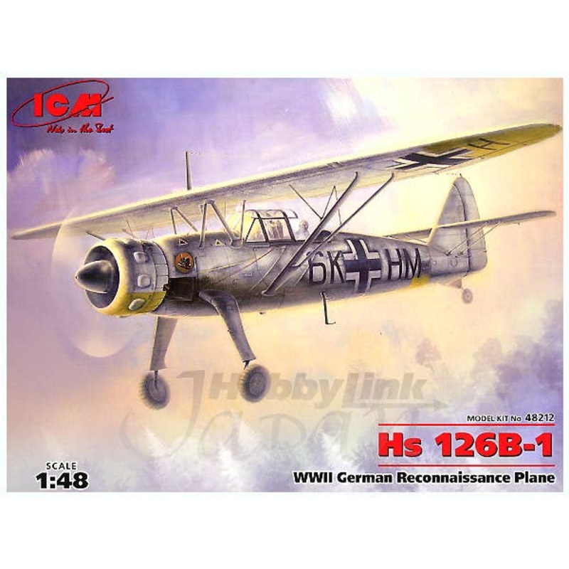 1/48 Hs126B-1 WWII German Reconnaissance Plane