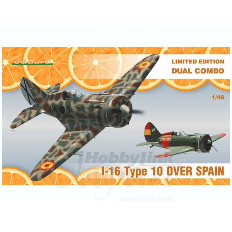 1/48 I-16 Type 10 Over Spain Ltd Dual Combo