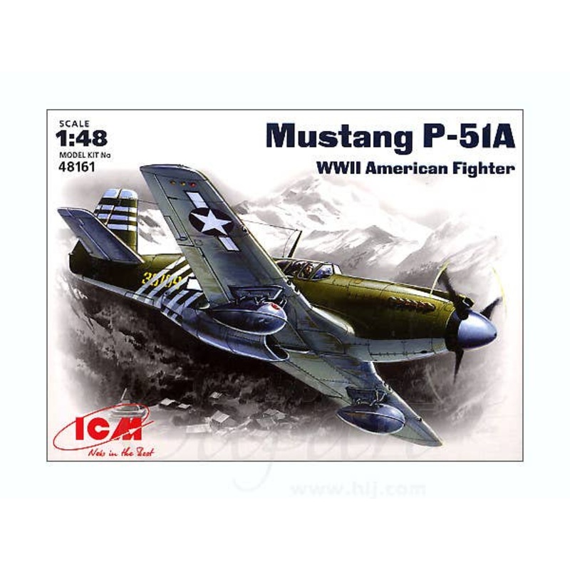 1/48 Mustang P-51A WWII American Fighter
