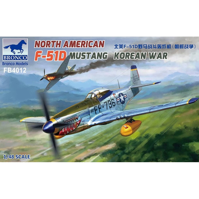 1/48 North American F-51D Mustang Korean War (FB4012)