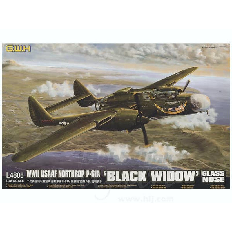 1/48 WWII USAAF Northrop P-61A Black Widow Glass Nose