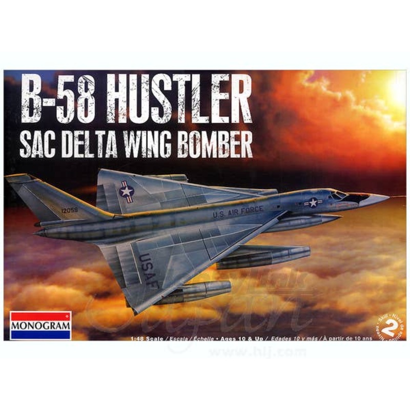 1/48 B-58 Hustler SAC Delta Wing Bomber