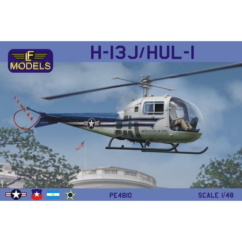 1/48 Bell H-13J/HUL-1 (US VIP Transport, USN, Brazil, Argentina, Chile)
