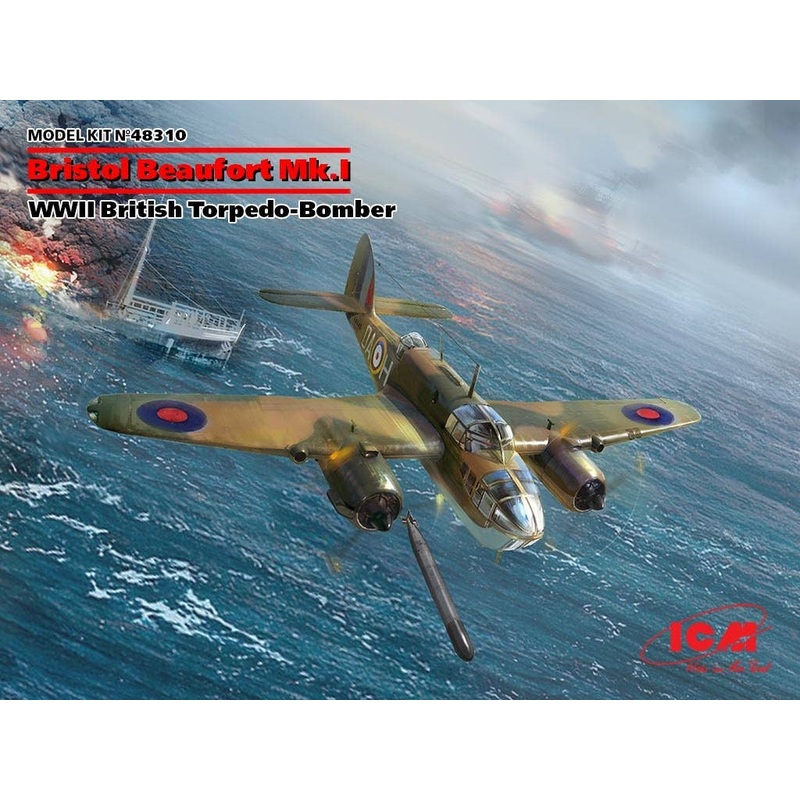 1/48 Bristol Beaufort Mk.I Torpedo Bomber