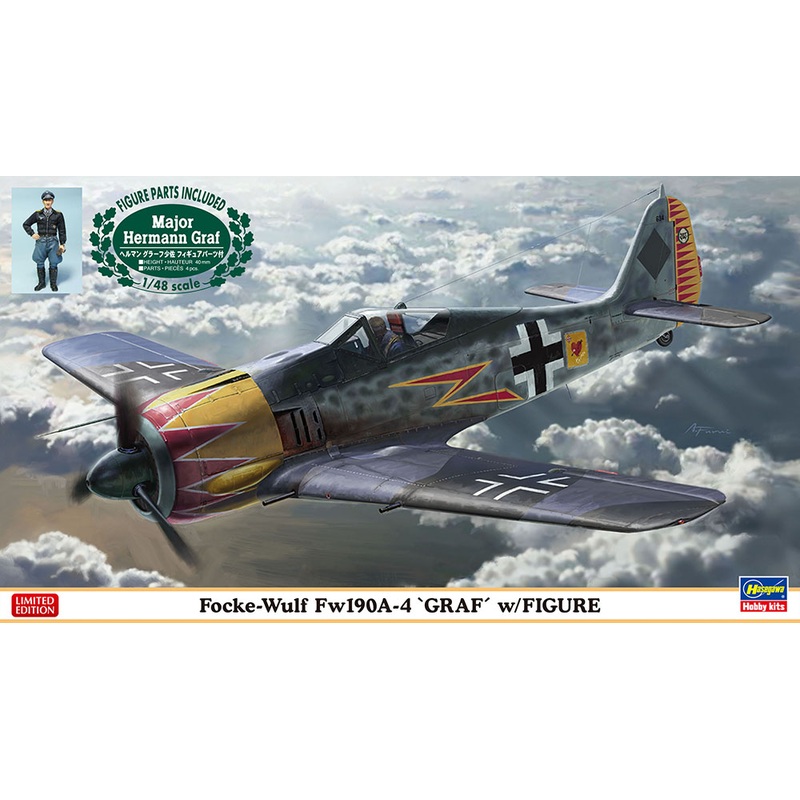 1/48 Focke-Wulf Fw190A-4 Graf w/Figure