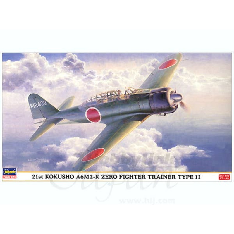 1/48 21st Kokusho A6M2-K Zero Fighter Trainer Type 11