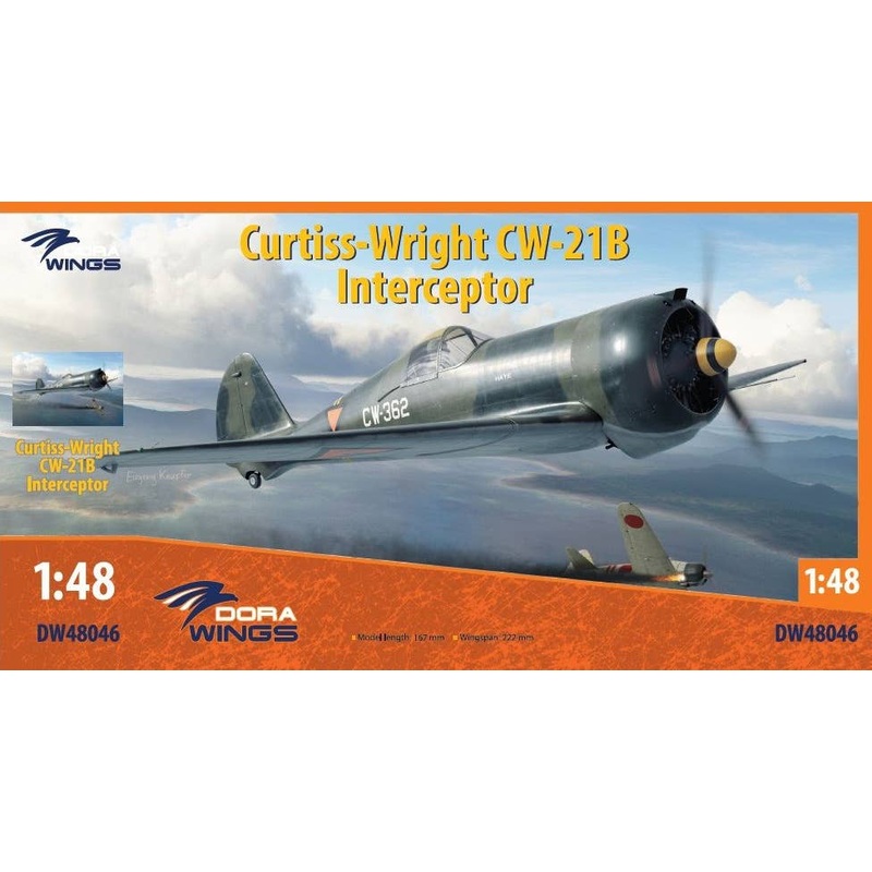 1/48 Curtiss-Wright CW-21B Interceptor