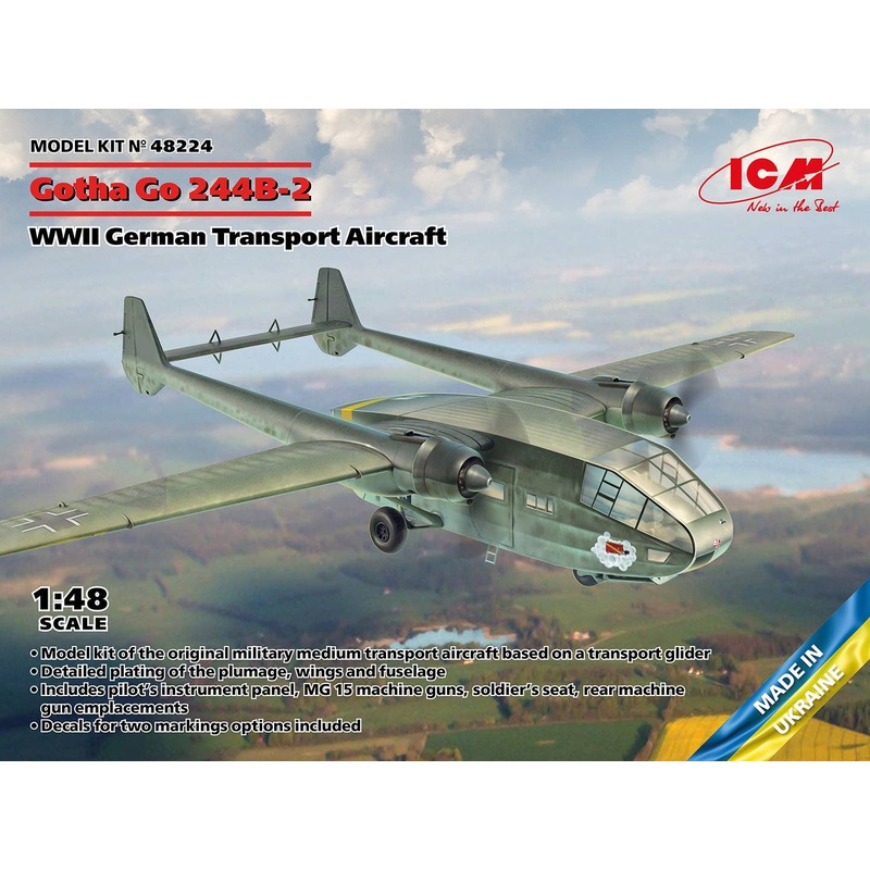 1/48 Gotha Go 244B-2 WWII German Transport Aircraft