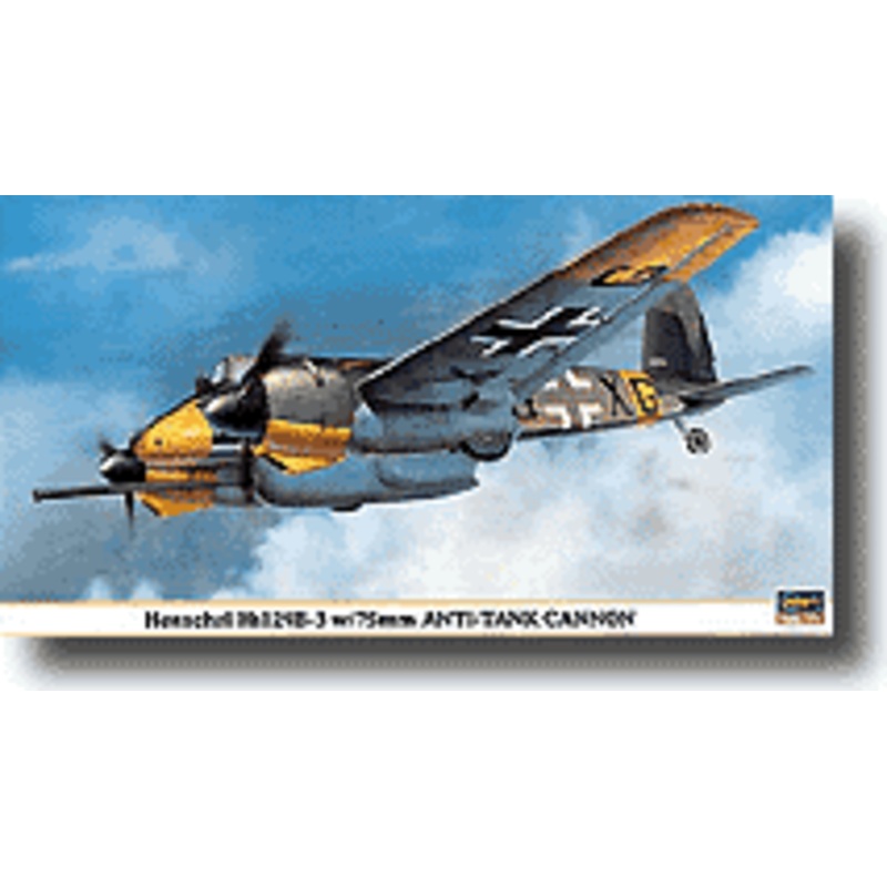 1/48 Henschel Hs129B-3 w/75mm Cannon