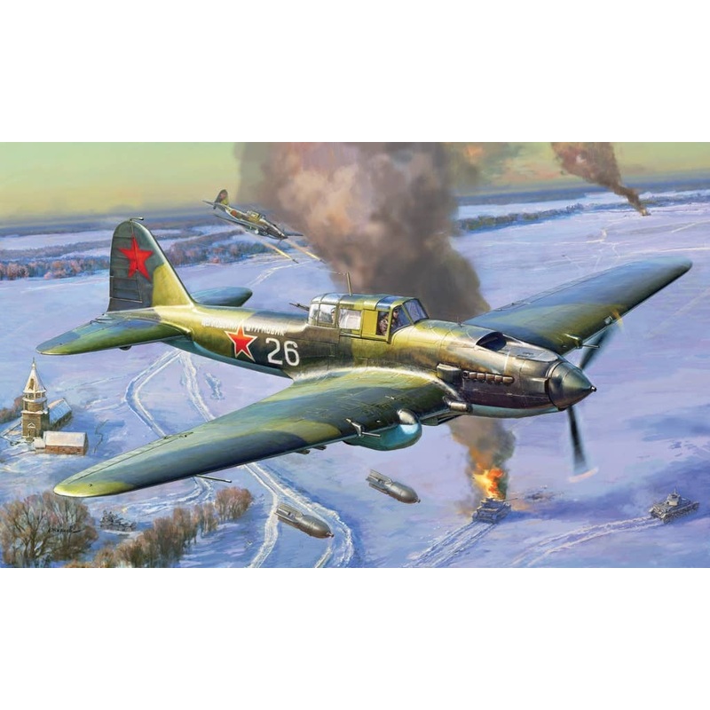 1/48 IL-2 Stormovik Double-Seat Attack Aircraft 1943