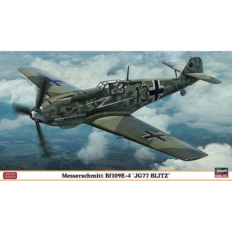 1/48 Messerschmitt Bf109E-4 JG77 Blitz Limited Edition