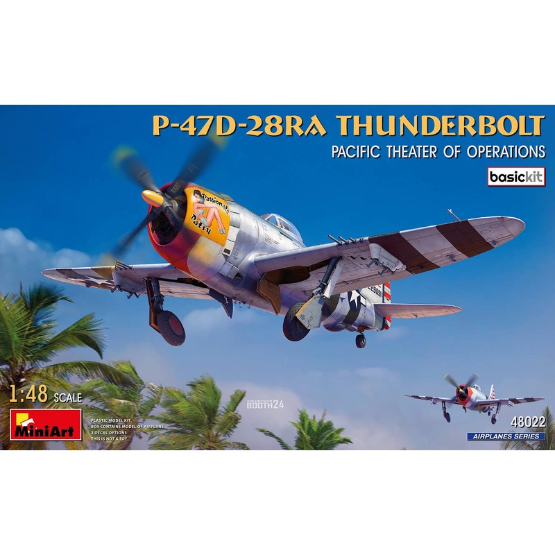 1/48 P-47D-28RA Thunderbolt. Pacific Theater Of Operations. Basic Kit