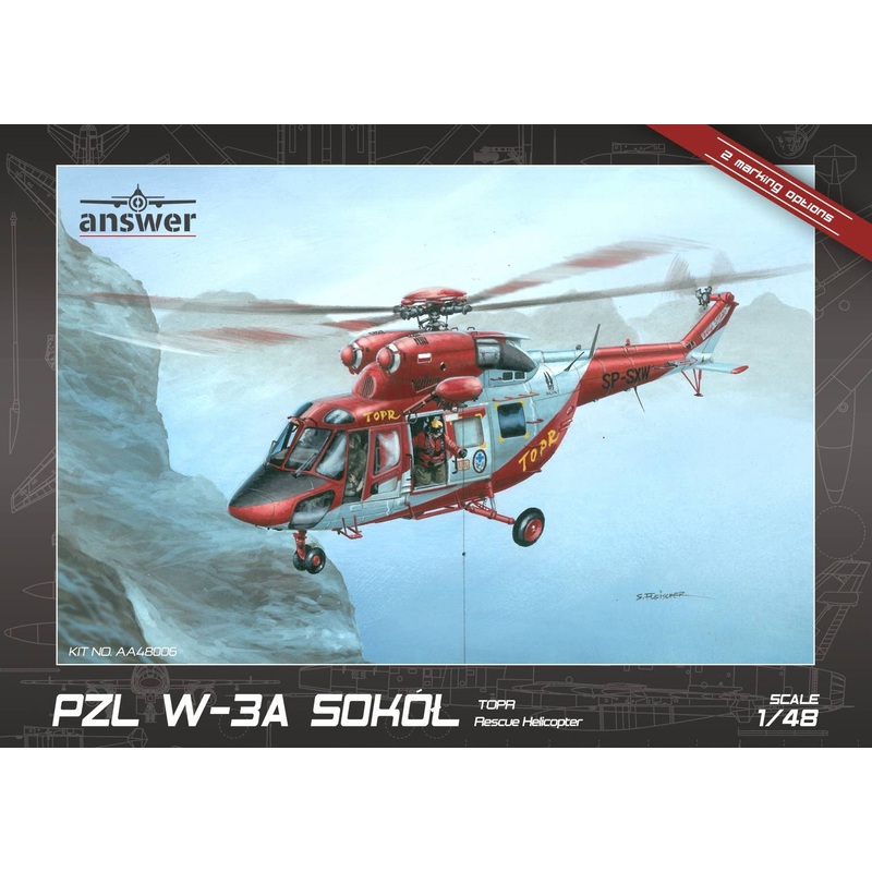 1/48 PZL W-3A Sokol TOPR Rescue Helicopter