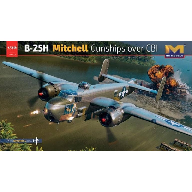 1/32 B-25H Mitchell Gunship Over CBI