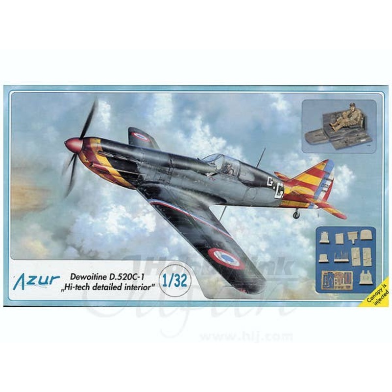 1/32 Dewoitine D.520C-1 w/Hi-Tech Detailed Interior