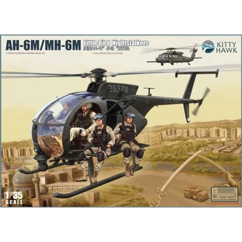 1/35 AH-6M/MH-6M Little Bird Night Stalkers with 6 Figures