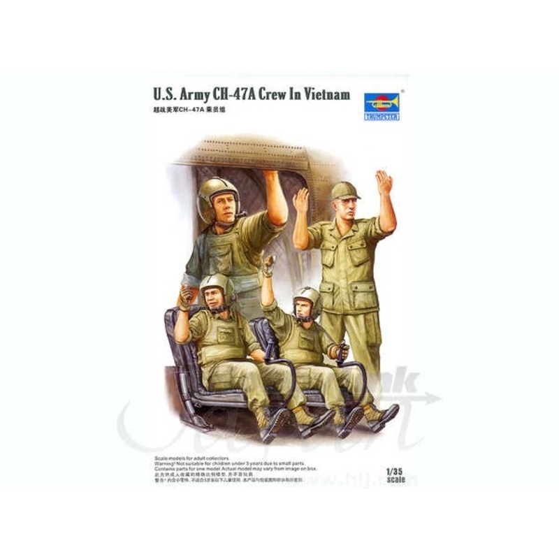 1/35 US Army CH-47A Crew in Vietnam