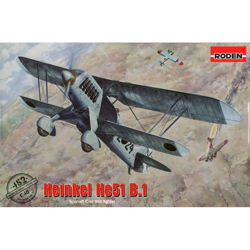 1/48 German Heinkel He51B.1 Biplane Fighter