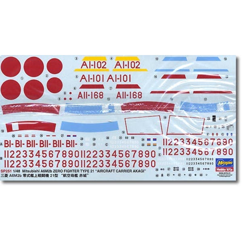 1/48 Mitsubishi A6M2b Zero Model 21 CV Akagi