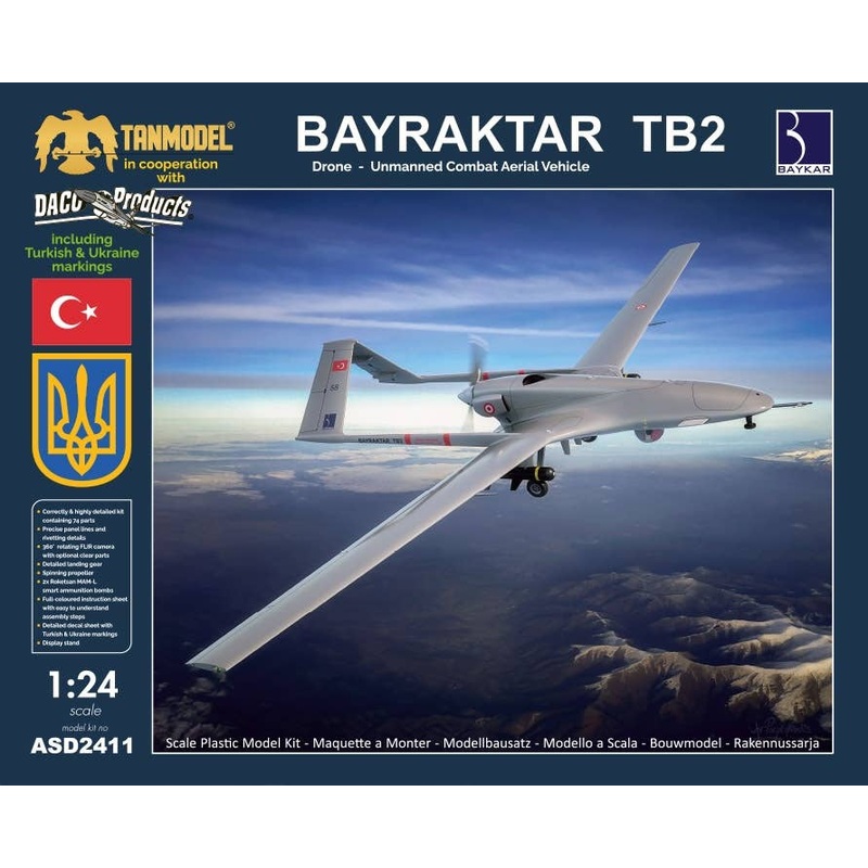 1/24 Bayraktar TB2 UCAVdrone