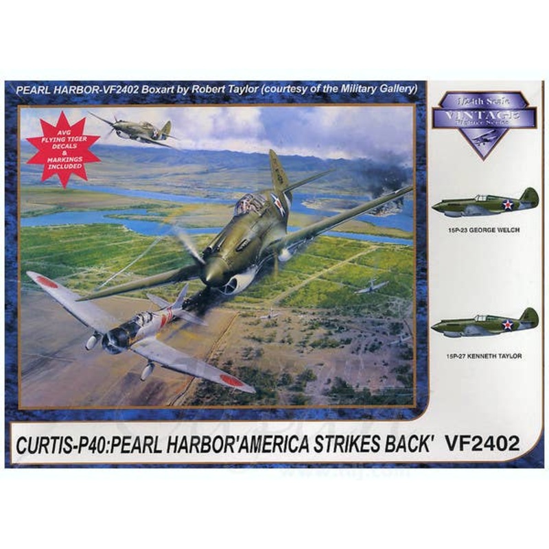 1/24 P-40 Warhawk AVG Flying Tigers