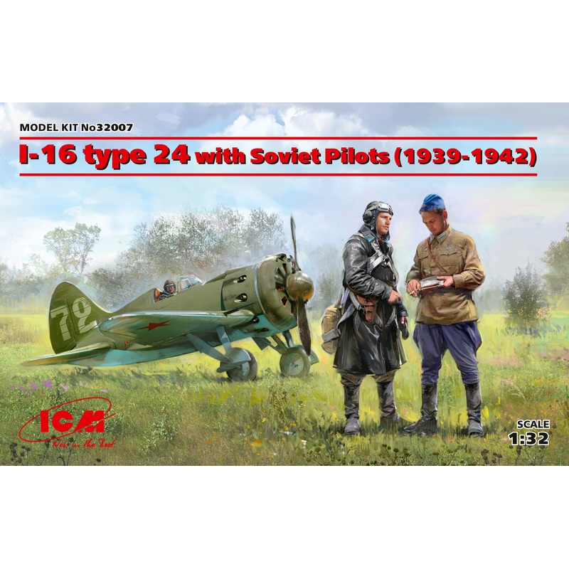 1/32 Polikarpov I-16 type 24 with Soviet Pilots (1939-1942)