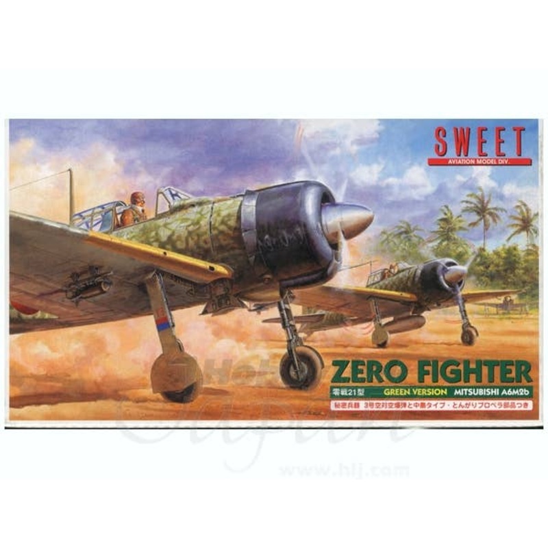 1/144 A6M2 Zero Fighter Green Version