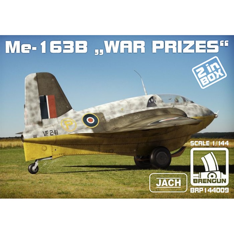 1/144 Me-163B KOMET "War Prizes" Plastic Kits (2 kits)