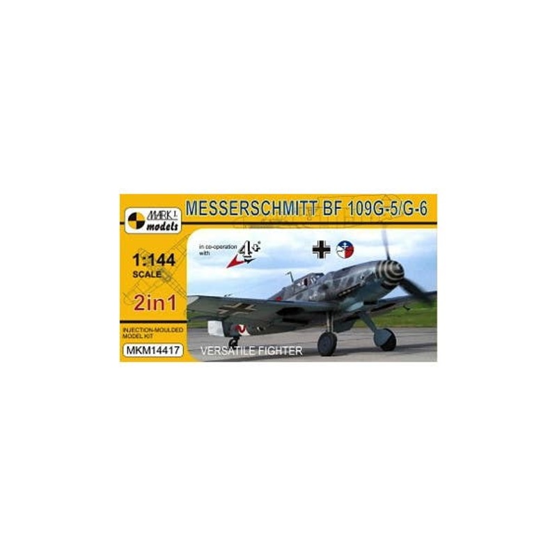 1/144 Messerschmitt Bf 109G-5/6 (2-in-1)