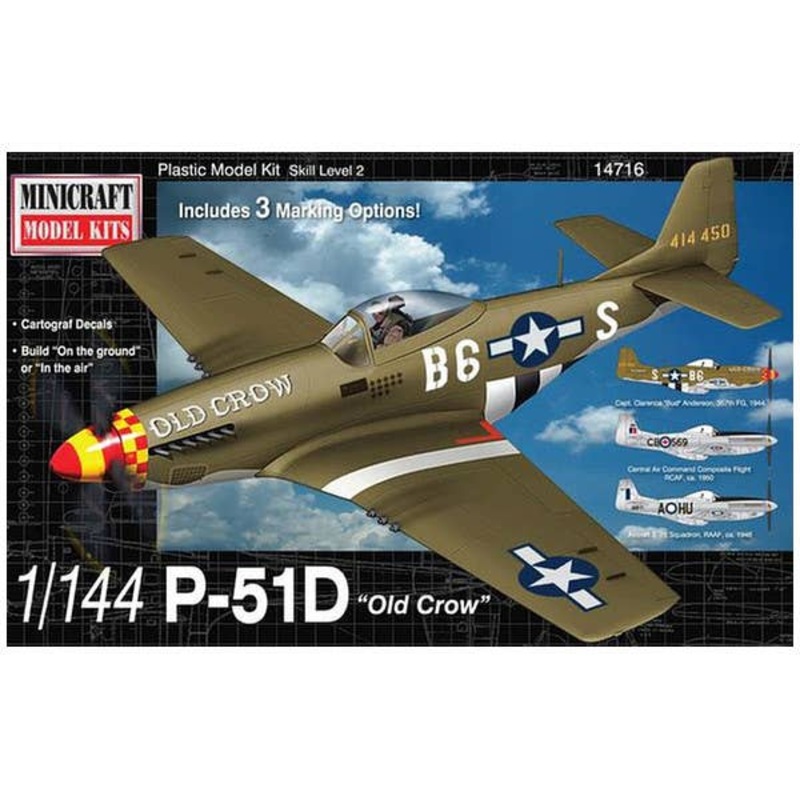 1/144 North American P-51D Mustang Old Crow