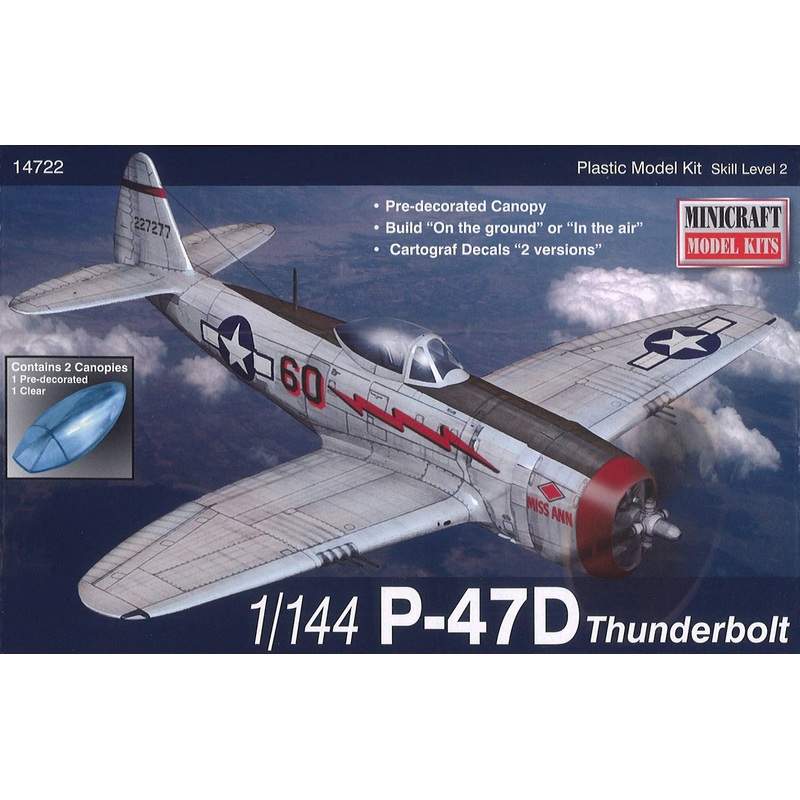 1/144 WW.II USAAF P-47D Thunderbolt