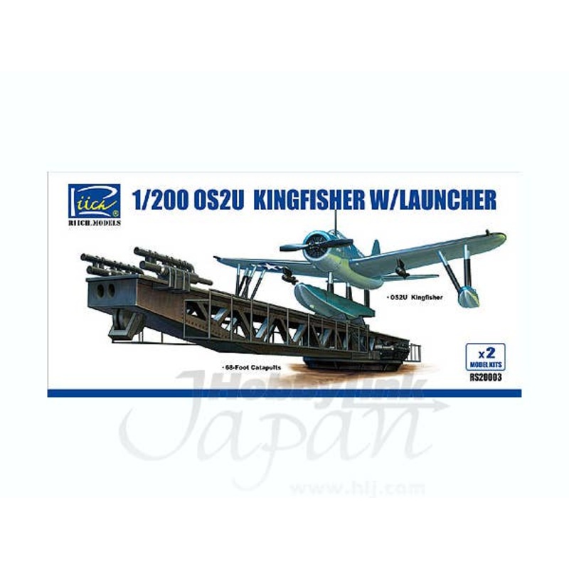 1/200 OS2U Kingfisher w/Launcher