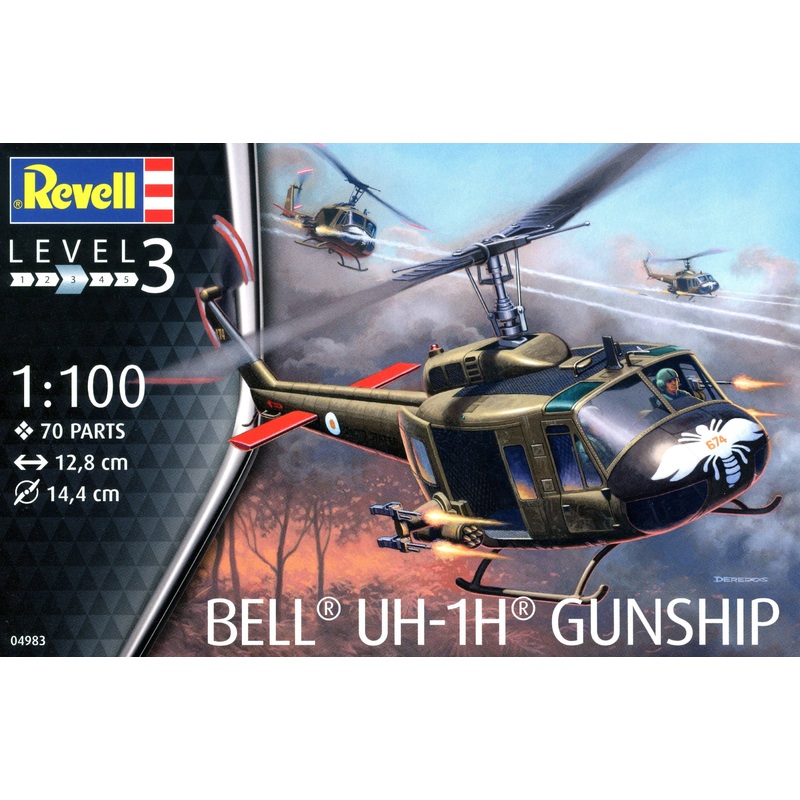 1/100 Bell UH-1H Gunship (Huey)