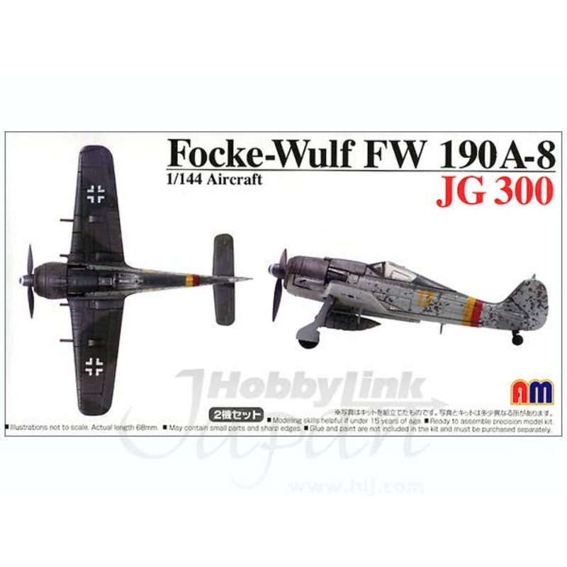 1/144 Focke-Wulf Fw190 A-8 JG300 / JG301