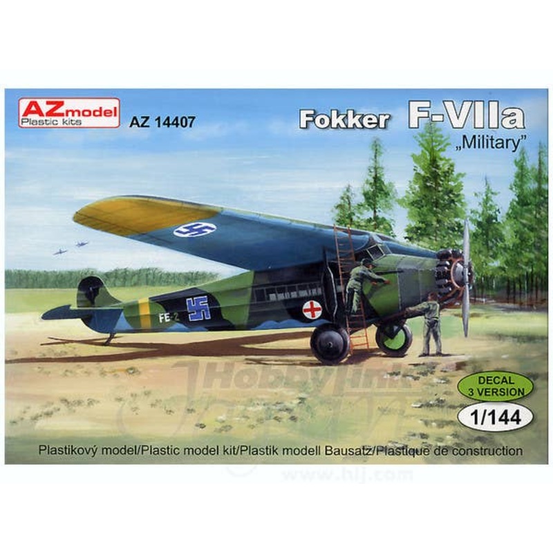 1/144 Fokker F-VIIa Military