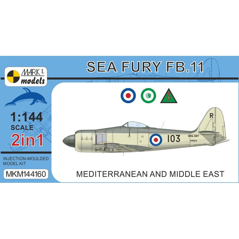 1/144 Hawker Sea Fury FB.11 'Med & ME' (2in1)