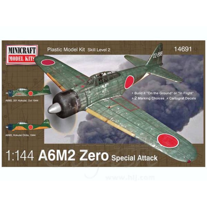 1/144 IJN A6M2 Zero Fighter Type 21