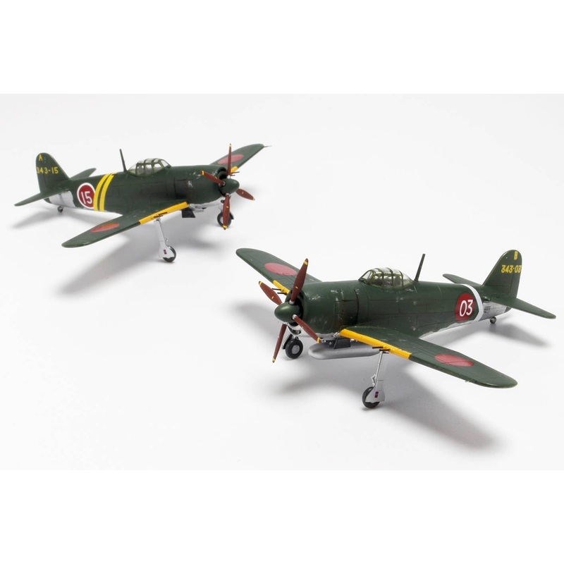 1/144 IJN Interceptor Aircraft Kawanishi N1K Shiden-Kai (Early Production Type) (2pcs)