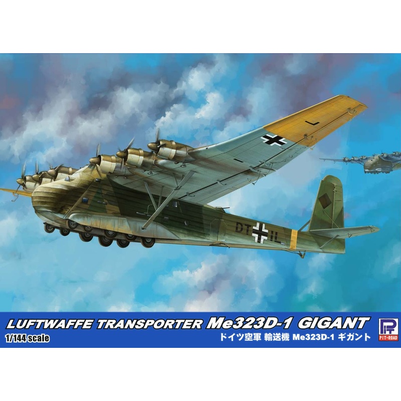 1/144 Luftwaffe Military Transport Aircraft Me323 D-1 Gigant