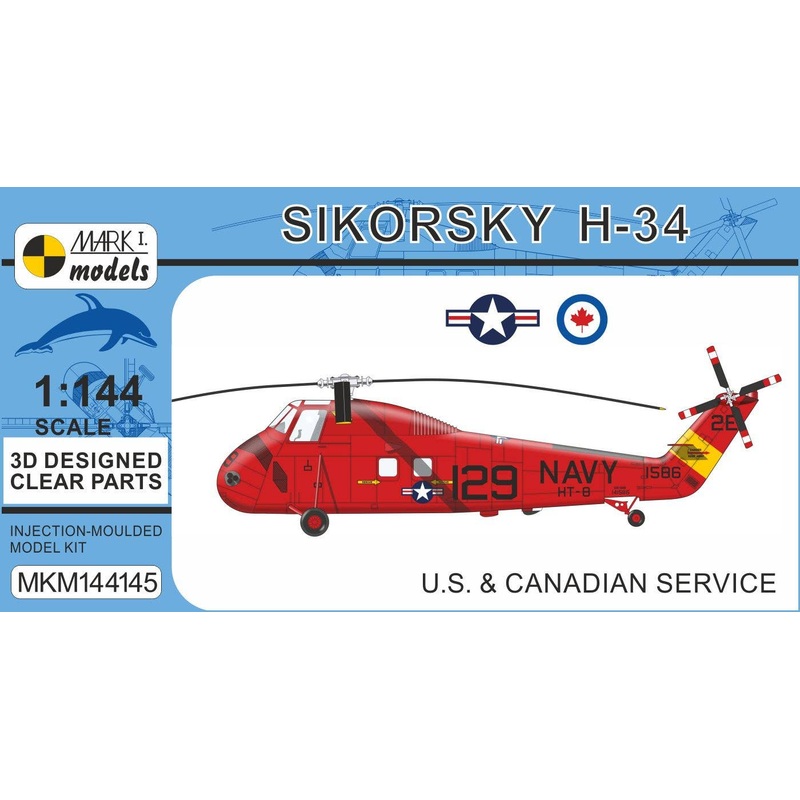 1/144 Sikorsky H-34 US & Canadian Service