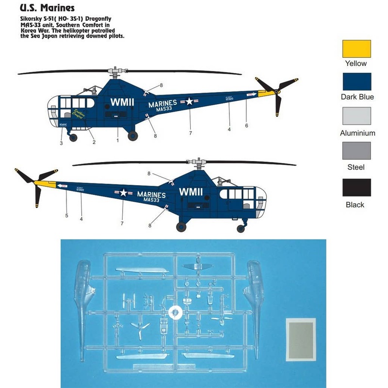 1/144 Sikorsky HO-3S-1 (USMC)
