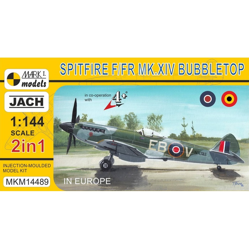 1/144 Spitfire XIV Bubbletop In Europe (2in1)